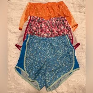 Nike Shorts Bundle-Youth XL-Orange, Blue, and Pink